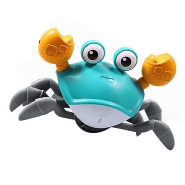 Crawling Toy Automatic Obstacle Avoidance Robot USB Rechargeable With Lights And Music