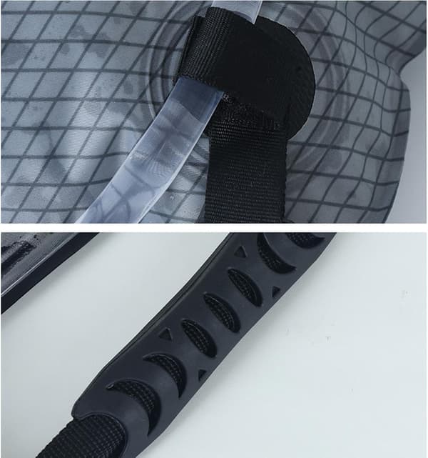 Camping Solar Shower, 20L Portable and Foldable Shower Bag with Shower Head, Perfect for Camping, Plaid Pattern