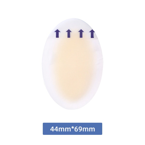 10 par hælindlægssåler Patch Smertelindring Anti-slid Back Sticker Skopuder - 44*69 mm