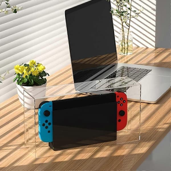Dammskydd för Nintendo Switch & Switch OLED, Switch-tillbehörsskydd för NS Switch/Switch OLED, Vattentätt Anti-Repskydd - Transparent