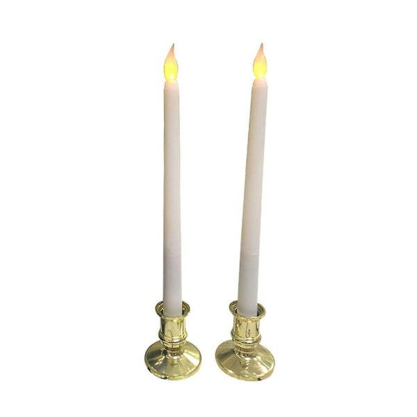 5 stk Bryllupsdekorasjon Hjemmefest Lys Lampe Led Elektronisk Lys Flammeløse Lys M