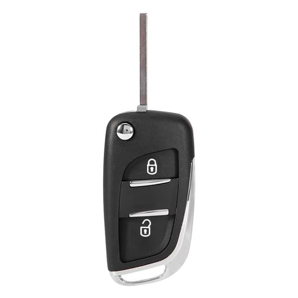Fjernkontrollnøkkelhus med 2 knapper CE0536 Passer til Citroen C2 C3 C4 C5 C6 C8 (Type B)