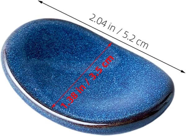 3-piece Ceramic Spoon Rest Set for Stovetop and Dining Table - Heat-Resistant Kitchen Utensil Holder