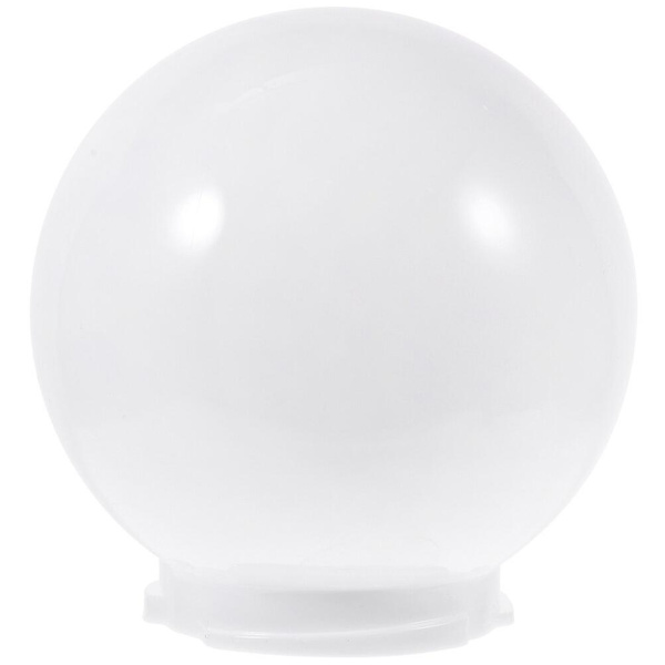 Væglampe Globe Lampshade Udskiftning Post Lampe Lampshade Til Udendørs Havehave Hvid 225X25X25CM