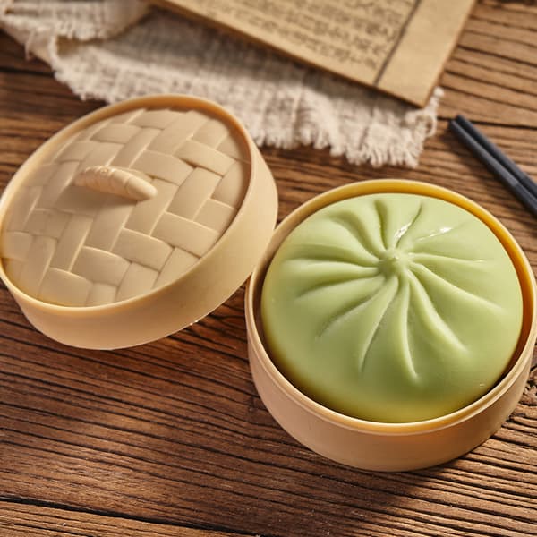 4-pak Dumpling Stressbolde i Farver | Klembart Fidget Legetøj, Sensorisk Stresslindring til Hjem & Kontor
