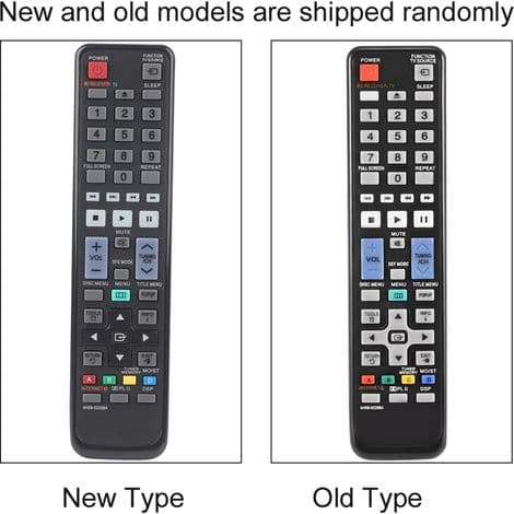 Replacement Remote Control for Samsung AH59-02298A, AH59-02291A, AV35850, BDP1000