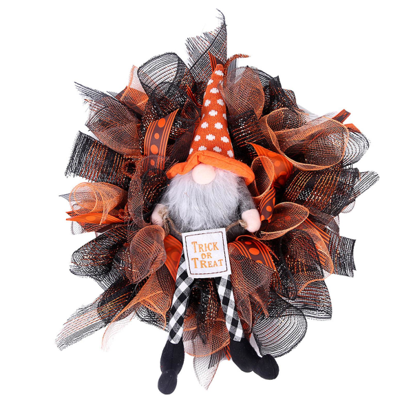 Autumn Theme Garland Artificial Pumpkin Halloween Party Atmosphere Scene DecorationOrange