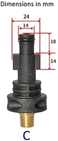 Høytrykksvaskeradapter opp til 2300PSI Skumgenerator Bilvask.