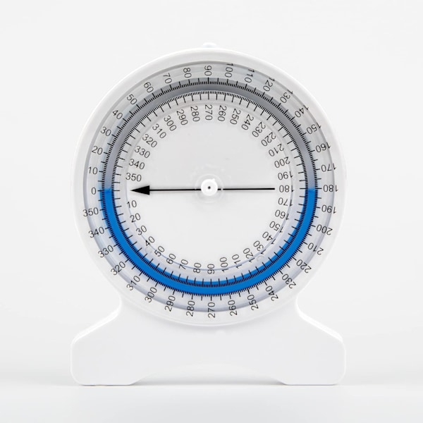 Inclinometer - Præcis Måling af Bevægelsesomfang - Lækagesikker Konstruktion - Nem at Bruge Bobleinclinometer til Fysioterapeuter