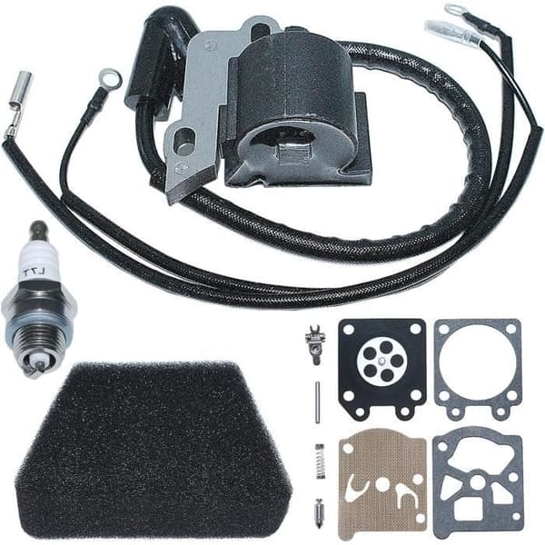 Ignition Coil Kit, Compatible with Partner 350 351 370 Compatible with Saw Parts