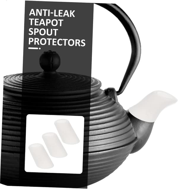 Kettle Spout Covers 3 st Silikon Tekanna Pipskydd Hem Tekanna Pipskydd