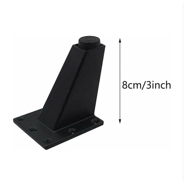 4 Justerbare Ben til Møbler, Køkkenben, Arbejdsbord, Bar, TV-Bord, Bordben, Aluminium Legering Møbelben, til Sofa, Bord, Skab