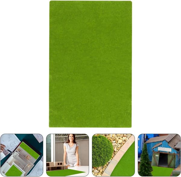 Artificial Grass Mat 35x50 cm Yellow-Green Synthetic Lawn