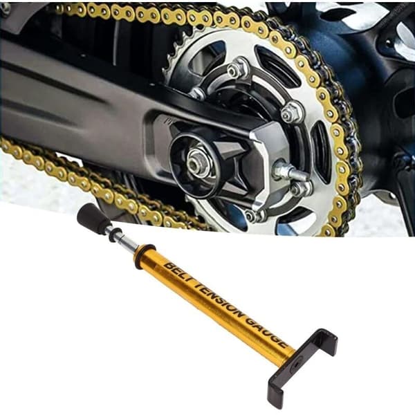 10 lb Belt Tension Gauge, Universal Metal Engine Belt Replacement for Accurate Motorcycle Adjustment