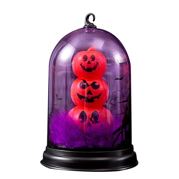 Halloween-simuloidut liekki-LED-valot hehkuvat Jack-O-Lantern-lyhtykoristeen lahja