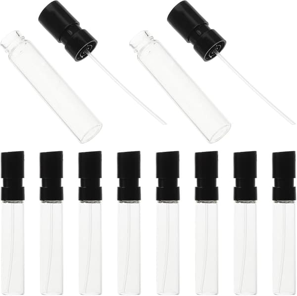 10 stk. mini glassparfymesprøyte 2 ml påfyllbare franske snapflasker