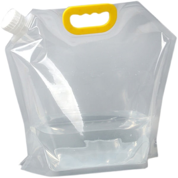 3 stk Sammenklappelig vandbeholder 10L, Sammenklappelig vanddunk, Drikkevandspose, Lomme udendørs vandpose Foldbar vandpose, Wa