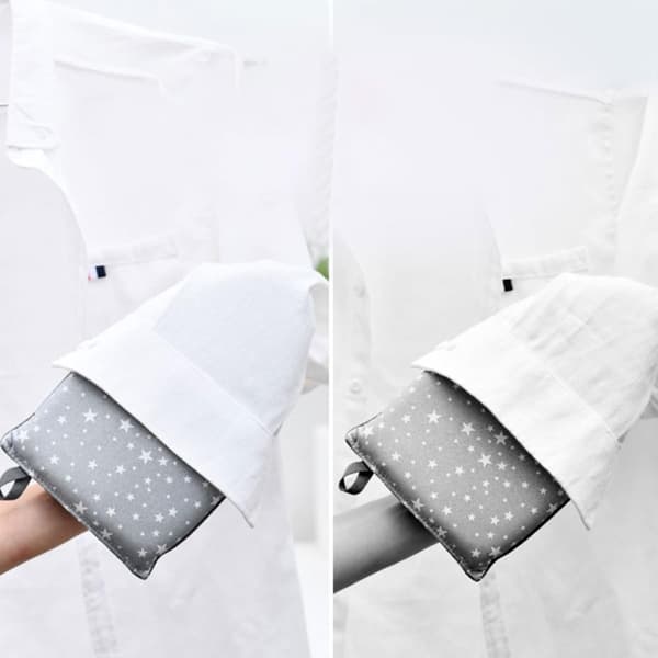 2 stk Mini Strykeplate Håndholdt Strykebrett Plassbesparende Sammenleggbar Polyester Mesh Svamp Reise Hjemmebruk