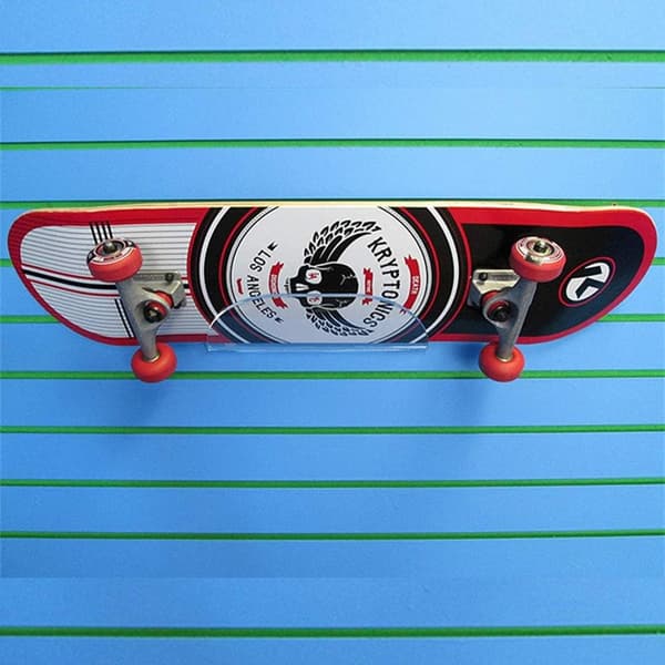 Skateboard-displayställ, transparent akryl skateboard väggfäste