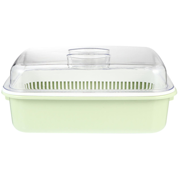 Tørkerist for babyflasker, servise, oppbevaring, bestikkorganisator, grønn 34,5x26x14cm