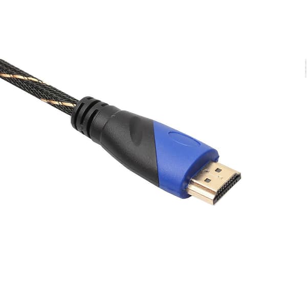 1.8M Mesh Layer Vævet Mønster HDMI-kabel V1.4 AV HD 3D til PS3 Xbox HDTV 1080P