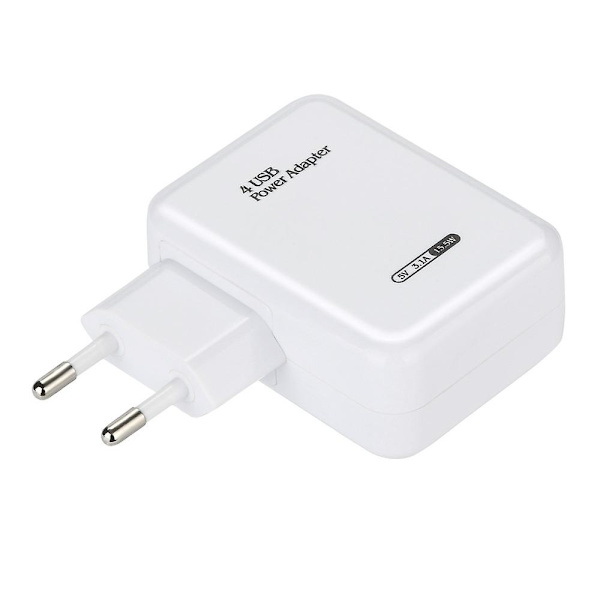 4 USB-lader Europe Standard Oppvaskbørste Kjøkkenutstyr Organizer Vektskål Fruktkurv Mat Krydder Prime Kn