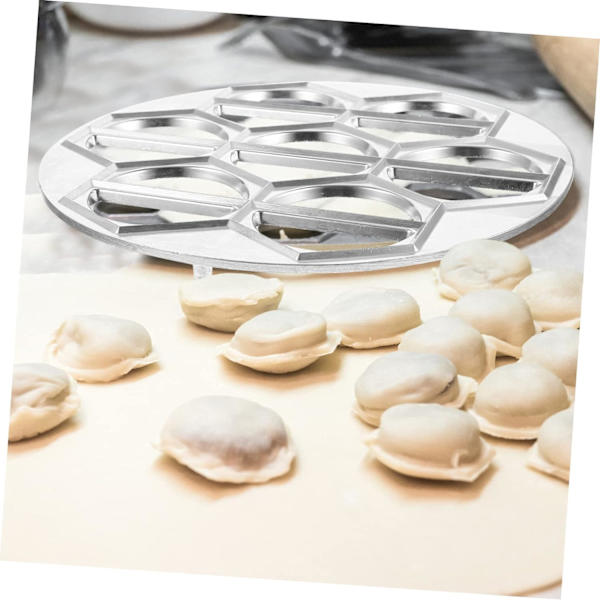 Dumpling Form Ryska Ravioli Pelmeni Press Ravioli Press Empanada Maker Machine Metall Pelmeni Molds Dumpling Shaper Hem Verktyg Aluminiumlegering