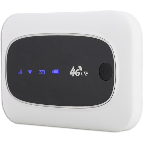 Bärbar Wifi Wifi Router Abs 4G Wifi Modem Router Bärbar hotspot för Europa och Asien (svart) (Vit)