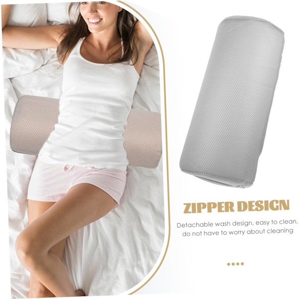 Halvrund kudde Benkudde Ryggkudde för Memory Foam Kudde Kilkudde för sovvagn Nackkudde Svankkudde Benstöd Viltmatta