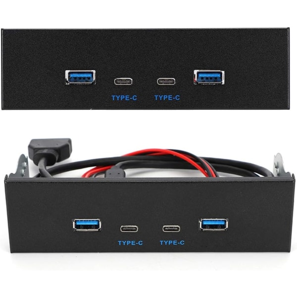 Frontpaneladapter USB C Typ E USB 3.1 Frontpanel Usb3.1 Gen2 Frontpanel 10G Optisk enhet Usb3.0 2.0 Typ C Typ E Panel Cför OMPuter delar