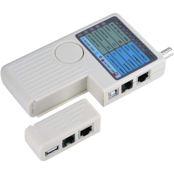 Rj45 Nätverkskabel Tester Nätverkstester Abs Rj45 Rj11 USB Bnc Nätverkstester Lan Cable Tracker Detektor