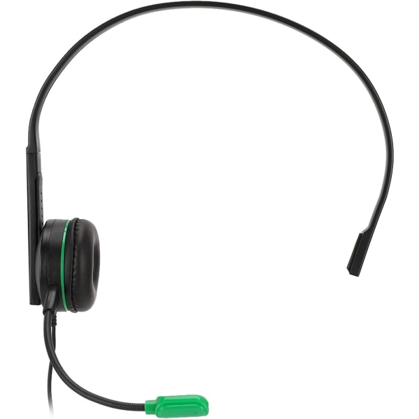 Gaming Headset Gaming Headset Abs Svart Grön Unilateral Headset Head Mounted Gaming Headset För Xbox One Svart Grön