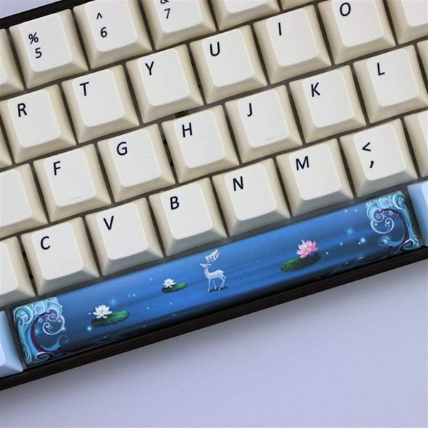 PBT Five Sides Dye-subbed Space Bar 6.25U Profil Keycap för mekaniskt tangentbord (Färg: KIT 9)
