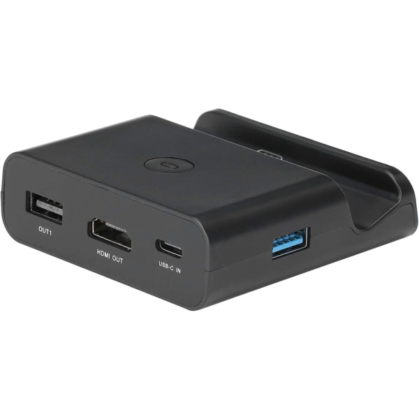 Adapter Dock För Switch Adapter Dock För Switch Abs Svart HDMI Video Converter Adapter För Switch Lite Bärbar Tv Adapter Mini Laddningsdocka Stativ