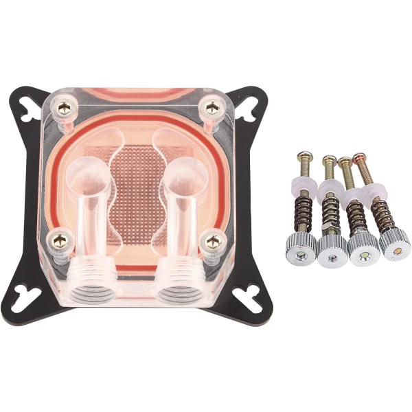 Gpu Block Gpu Water Block Koppar, Pom Cfor OMPuter Gpu Vattenkylare Kylblock Koppar Bas Pom cover med vattenväg
