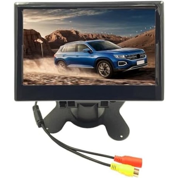 12V-24V 7-TFT-LCD-HD-skärm med en 4-LED-ljuskamera för åkkamera med automatisk CCTV, elektroniska tillbehör för bilar 4LED-ljus