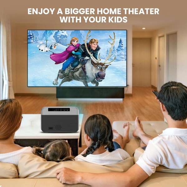 Android Bluetooth 5G dual-band WIFI HD 1080P projektor LED-projektor för kontorshem