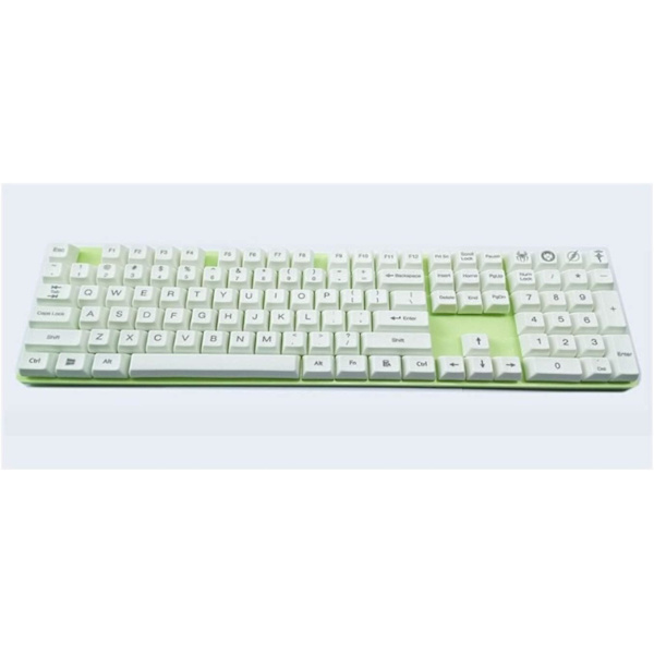 108-tangenters SA Contour Thick PBT Keycap, Standard ANSI Top Etsed Eller Blank, För växling av mekaniskt tangentbord (Färg: Blank)