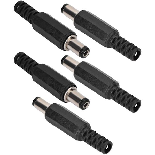 DC Power Jack DC Power Jack Abs 5 st 2,1 mm X 5,5 mm Hane DC Power Jack Jack Koaxialkontaktadapter