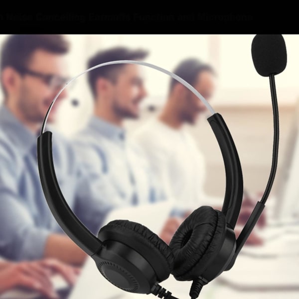 USB Headset Funktion Call Center USB Headset Brusreducerande USB Call Center Headset med mikrofon USB hörlurar