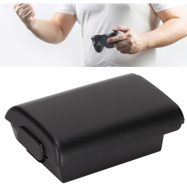 Xbox 360 trådlös handkontroll cover Case Vit Abs Slitstarkt utbyte (svart)