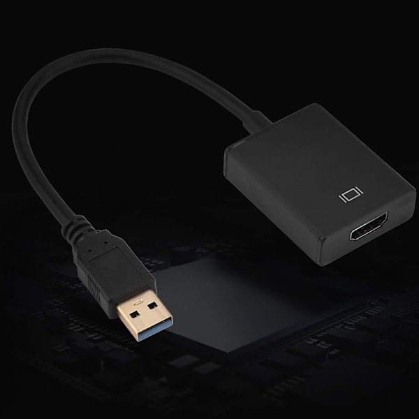 Plastic USB 3.0 till Vedio extern adapter konverterare överföringskabel för pc/laptop/hdtv Vedio adapterkabel för bärbar dator
