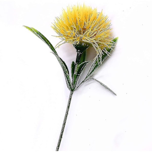 10 st Maskros konstgjorda blommor Växter Bukett Plastblomma för heminredning / bröllopsinredning (grön)