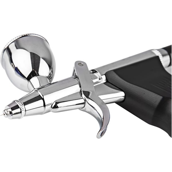 Pneumatisk sprutpistol Dual Action Airbrush Trigger Penna Smink Nagelskönhet Frisör Tatuering Billack Tårtdekoration (Färg: E)