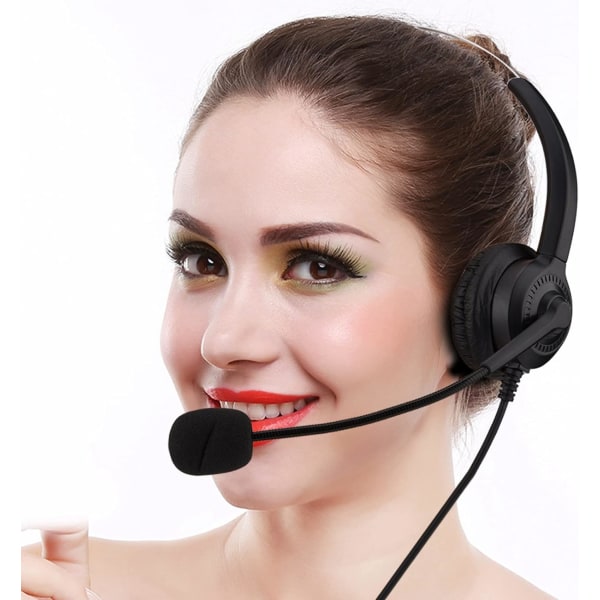 USB Headset Funktion Call Center USB Headset Brusreducerande USB Call Center Headset med mikrofon USB hörlurar