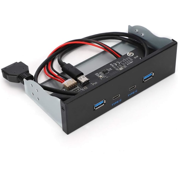 Frontpaneladapter USB C Typ E USB 3.1 Frontpanel Usb3.1 Gen2 Frontpanel 10G Optisk enhet Usb3.0 2.0 Typ C Typ E Panel Cför OMPuter delar