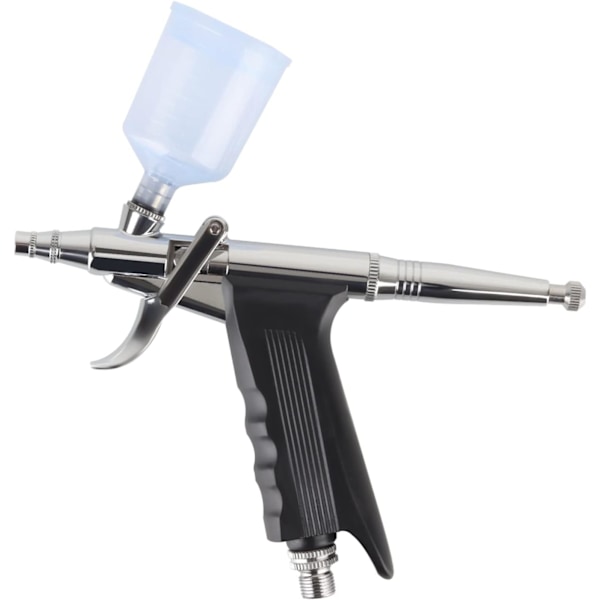 Pneumatisk sprutpistol Dual Action Airbrush Trigger Penna Smink Nagelskönhet Frisör Tatuering Billack Tårtdekoration (Färg: E)