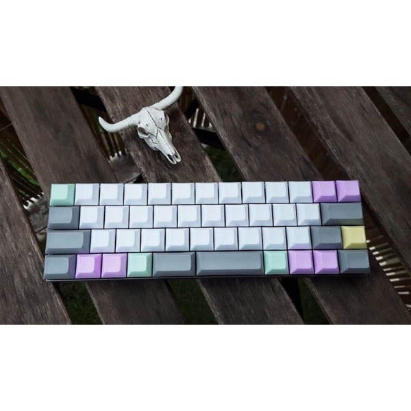 Tangentkapslar Blank PBT för switchar Gateron switchar Kailh switchar för mekaniska tangentbord (Färg: 136st)