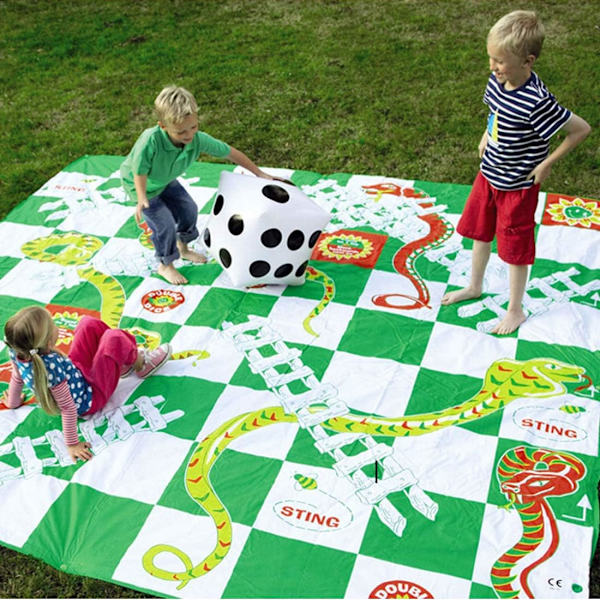 2-pack jätteuppblåsbara tärningsleksaker för festspel Poolpartyfavoriter, 32 cm/12 tum, vit 32 centimeter