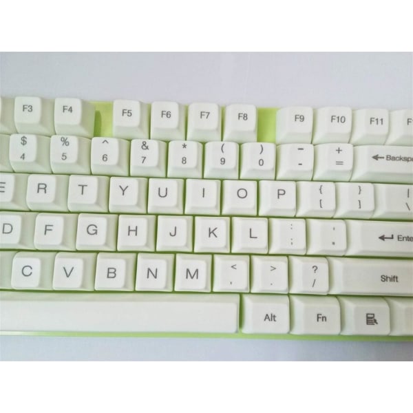 108-tangenters SA Contour Thick PBT Keycap, Standard ANSI Top Etsed Eller Blank, För växling av mekaniskt tangentbord (Färg: Blank)